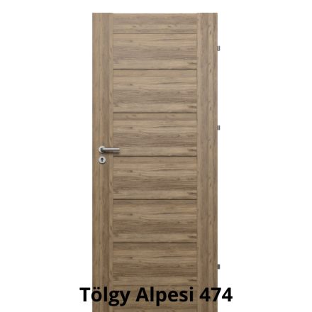 Internal Enzo Tele modell Fresh+ felülettel Tölgy Alpesi színben Magyar szabványos ajtólap