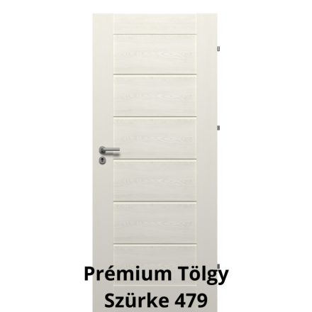 Internal Negra Tele modell Premium felülettel Tölgy Szürke színben Magyar szabványos ajtólap