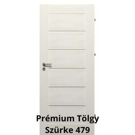Internal Negra Üveges modell Premium felülettel Tölgy Szürke színben Magyar szabványos ajtólap