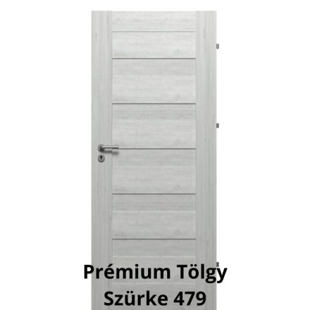Internal Berg Tele modell Premium felülettel Tölgy Szürke színben Magyar szabványos ajtólap