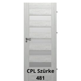   Internal Berg Üveges modell CPL felülettel Jasen Szürke színben Magyar szabványos ajtólap