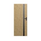 Modern Loretto fekete üveggel Fresh felülettel Fehér  ajtólap