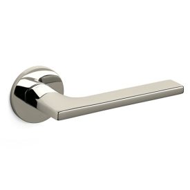 Olivari Lotus lapos rozettás SuperNikkel fényes NL kilincs