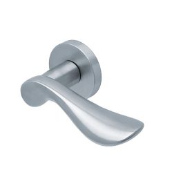   Scoop Slidebloc 3.0 1018 szálcsiszolt acél négyzetrozettás kilincs BB