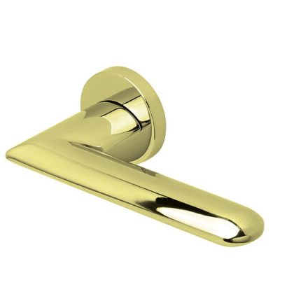 Scoop Slidebloc 3.0 1021 acél  sárgaréz PVD körrozettás kilincs  BB