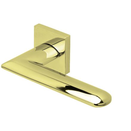 Scoop Slidebloc 3.0 1021 acél  sárgaréz PVD négyzetrozettás kilincs BB