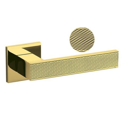 Olivari DIANA BARLEY SuperGold fényes réz ZL lapos rozettás kilincs
