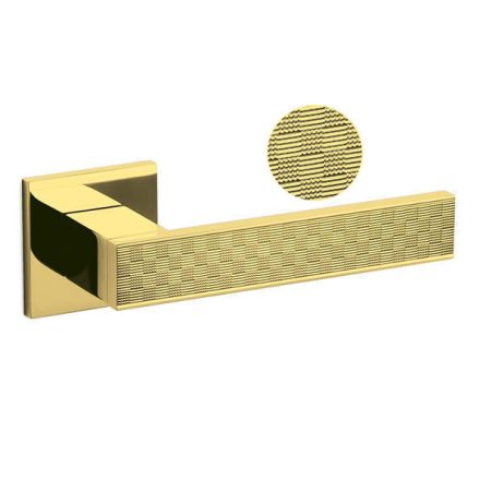 Olivari DIANA DAMIER SuperGold fényes réz ZL lapos rozettás kilincs