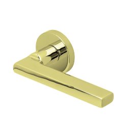   Scoop Slidebloc 3.0 1025 acél  sárgaréz PVD körrozettás kilincs BB