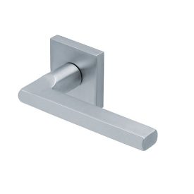   Scoop Slidebloc 3.0 1025 szálcsiszolt acél négyzetrozettás kilincs BB