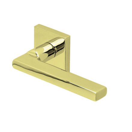 Scoop Slidebloc 3.0 1025 acél  sárgaréz PVD négyzetrozettás kilincs BB