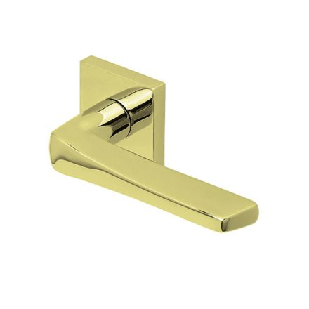 Scoop Slidebloc 3.0 1026 acél  sárgaréz PVD négyzetrozettás kilincs BB