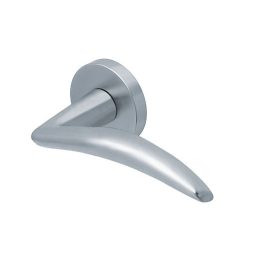   Scoop Slidebloc 3.0 LAURA szálcsiszot acél körrozettás kilincs 1062 BB