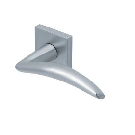   Scoop Slidebloc 3.0 LAURA szálcsiszot acél négyzetrozettás kilincs 1062 BB