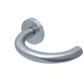   Scoop Slidebloc 3.0 BALOO szálcsiszot acél körrozettás kilincs 1070 BB