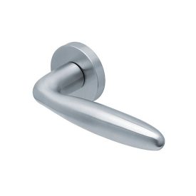   Scoop Slidebloc 3.0 SARA 1083 szálcsiszolt acél négyzetrozettás kilincs BB