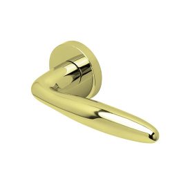   Scoop Slidebloc Light  SARA 1083 acél  sárgaréz PVD körrozettás kilincs 1016 BB