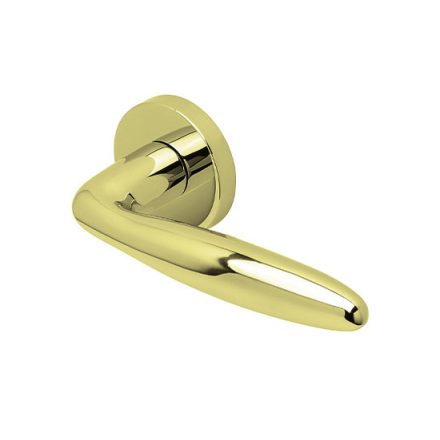 Scoop Slidebloc Light  SARA 1083 acél  sárgaréz PVD körrozettás kilincs 1016 BB