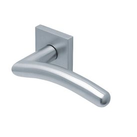   Scoop Slidebloc Light THEMA 1106 fényes polírozott acél körrozettás kilincs BB