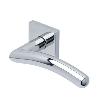 Scoop Slidebloc Light PRIMA 1084 szálcsiszolt acél körrozettás kilincs BB