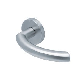   Scoop Slidebloc Light GOLF 1085 szálcsiszolt acél körrozettás kilincs BB