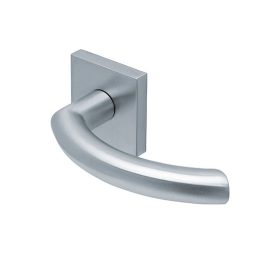   Scoop Slidebloc Light GOLF 1085 szálcsiszolt acél négyzetrozettás kilincs BB