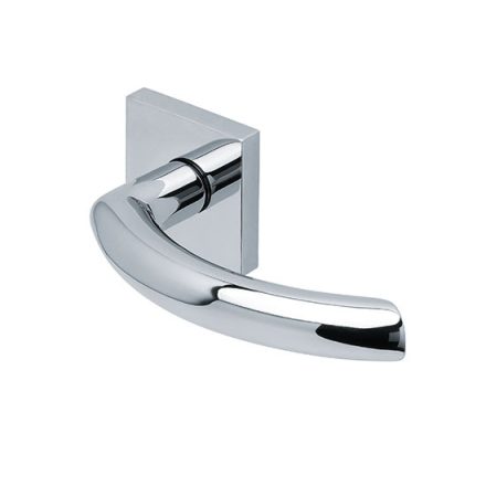 Scoop Slidebloc Light GOLF 1085 fényes polírozott acél négyzetrozettás kilincs BB