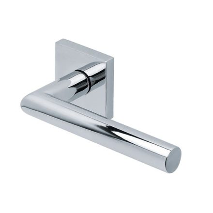 Scoop Slidebloc Light  THEMA 1106 fényes polírozott acél négyzetrozettás kilincs  BB