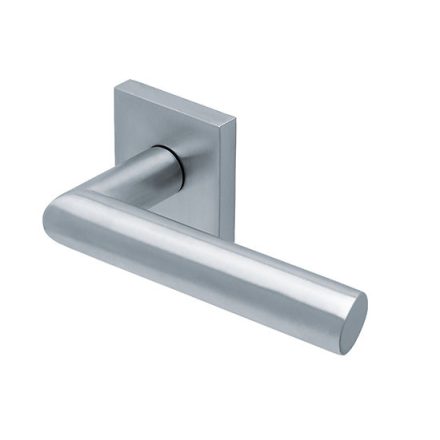 Scoop Slidebloc Light Jade 1108 fényes polírozott acél négyzetrozettás kilincs BB