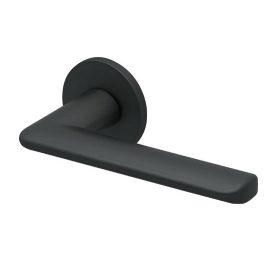 Formspiele 8010 matt fekete körrozettás kilincs BB