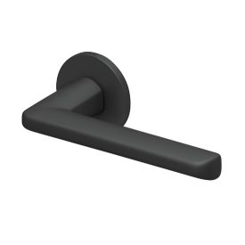 Formspiele 8050 matt fekete körrozettás kilincs BB