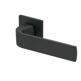 Formspiele 8077Q matt fekete négyzetrozettás kilincs BB