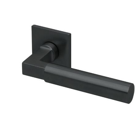 Formspiele 8080 matt fekete négyzetrozettás kilincs PZ