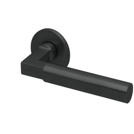 Formspiele 8080Q matt fekete hosszúcímes kilincs PZ