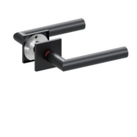   Scoop SideBloc Ultra matt fekete négyzetrozettás BB kilincs 1106