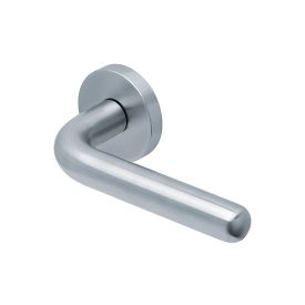   Scoop SideBloc Light Image II szálcsiszolt acél körrozettás kilincs 1200 BB