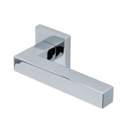 Scoop SlideBloc 3.0 Fényes polírozott acél négyzetrozettás kilincs 1002 BB
