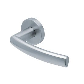   Scoop SlideBloc 3.0 GEO szálcsiszolt acél körrozettás kilincs 1003 BB