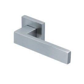   Scoop SlideBloc 3.0 QUADRA szálcsiszolt acél négyzetrozettás kilincs 1005 BB