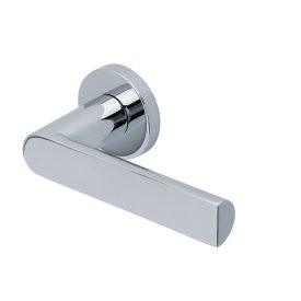   Scoop SlideBloc 3.0 SEMI fényes polírozott acél négyzetrozettás kilincs 1008 BB