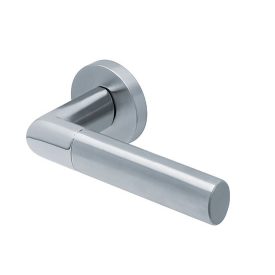   Scoop SlideBloc 3.0 1212 Szálcsiszolt acél körrozettás kilincs BB