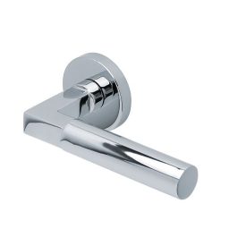   Scoop Slidebloc 3.0 BAUHAUS fényes polírozott acél körrozettás kilincs 1016 BB