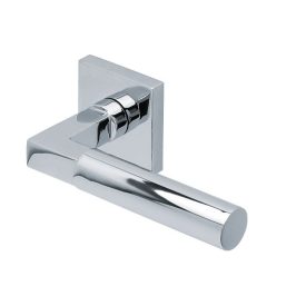   Scoop Slidebloc 3.0 BAUHAUS fényes polírozott acél négyzetrozettás kilincs 1016 BB