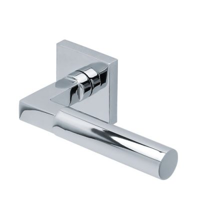Scoop Slidebloc 3.0 BAUHAUS fényes polírozott acél négyzetrozettás kilincs 1016 BB